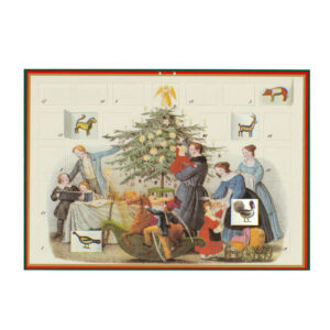 Dresdner Pappen historischer Adventskalender Biedermeier